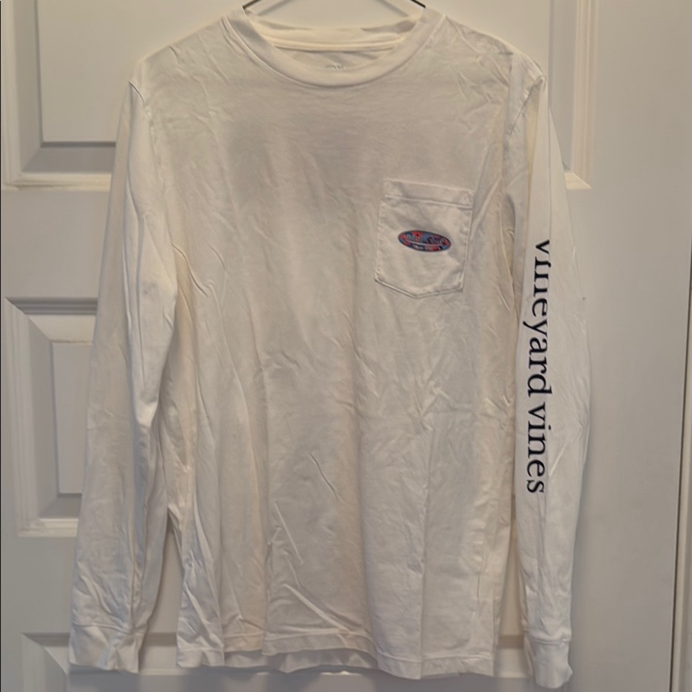 Vineyard Vines Boy’s White Long Sleeve Shirt